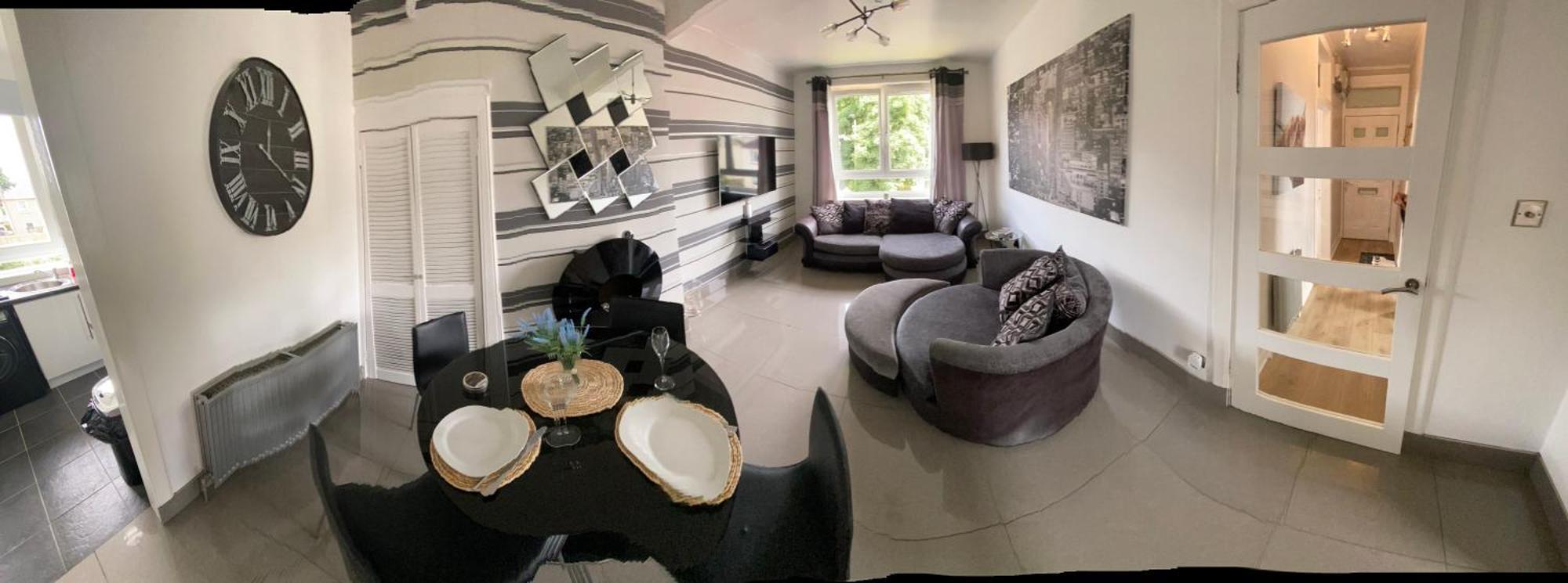 Modern Quiet City Center Airport 2 Bedroom Apartment EDI Exterior foto